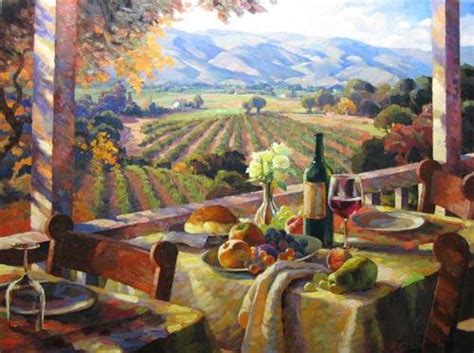 Vineyard painting,Vineyard oil painting,Vineyard landscape painting ...