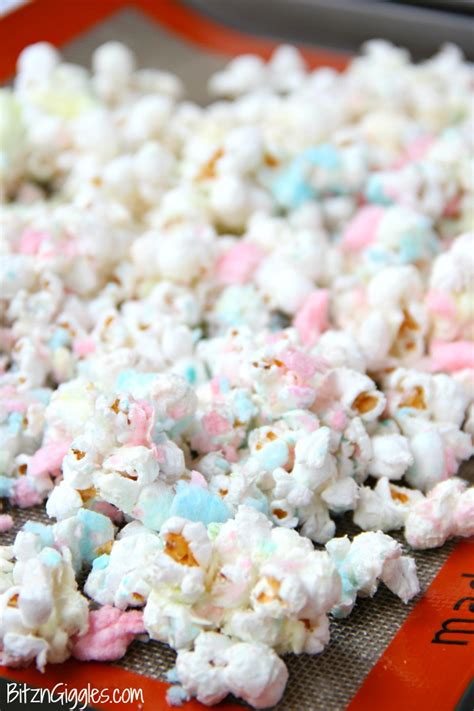 Cotton Candy Popcorn - Bitz & Giggles