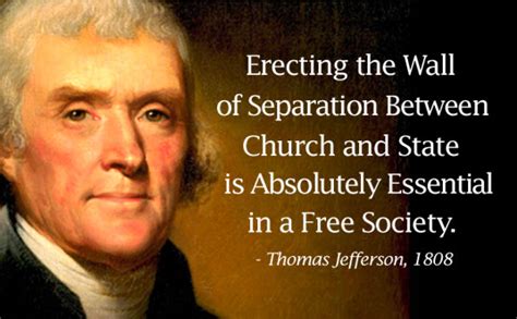 Thomas Jefferson separation of church and state Blank Template - Imgflip