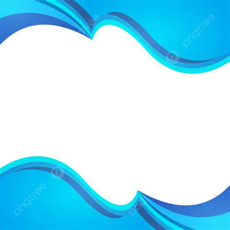 Blue Wavy Shapes On Transparent Background Curved, Background, Abstract, Wavy PNG and Vector ...