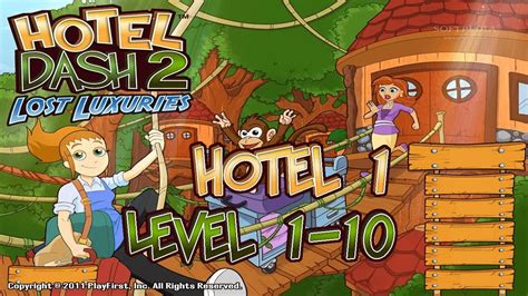 Hotel Dash 2 Lost Luxuries 1st hotel Levels 1 -10 - YouTube