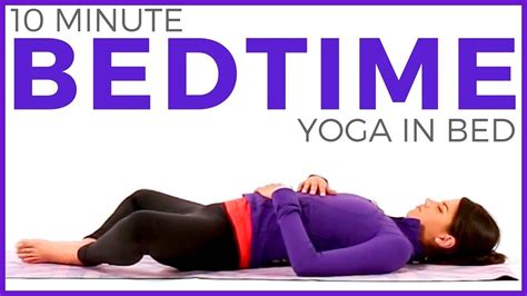 Yoga For Bedtime In Bed - YogaWalls