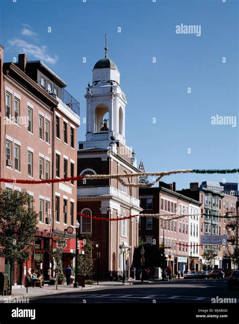 Hanover Street, Boston, Massachusetts Stock Photo - Alamy