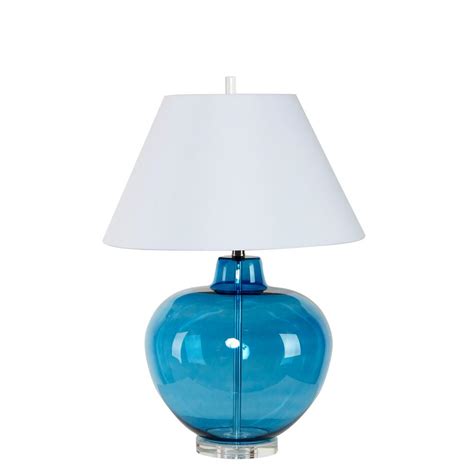 blue glass lamp - of the Best Design Ideas for Small Houses