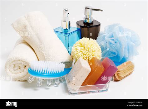 Health and beauty personal hygiene care products Stock Photo - Alamy