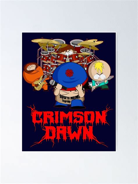 "Crimson Dawn" Poster for Sale by sk8rdan | Redbubble