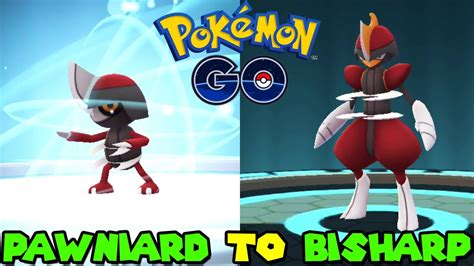 Evolving PAWNIARD to BISHARP in Pokemon Go - YouTube