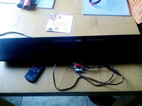 Panasonic sound bar 80w with bluetooth, optical, with remote control ...