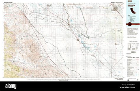 Map of mendota california hi-res stock photography and images - Alamy