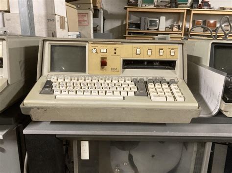 IBM 5100 portable computer from 1973. 25kg. Ranging from 16kb to 64kb memory. New Cost US$20000 ...