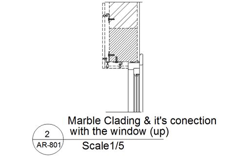 Marble Cladding Details Dwg