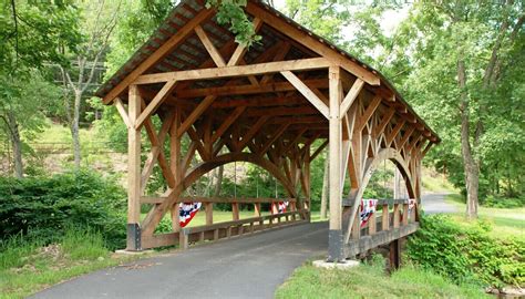 Rich Bridge | Custom Covered | Rough Sawn Red Oak