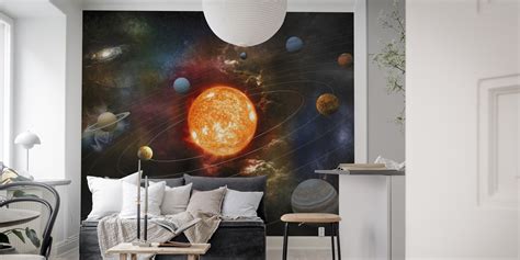 Solar System Wallpaper - Beautiful and Educational Wall Mural