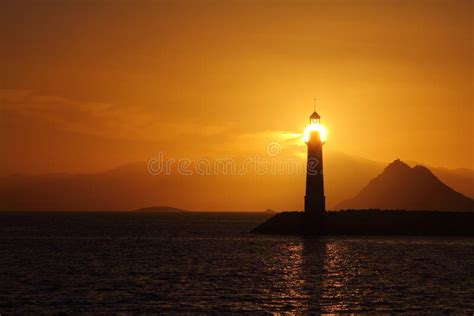 Seaside Town of Turgutreis and Spectacular Sunsets Stock Photo - Image of sunset, island: 144191206