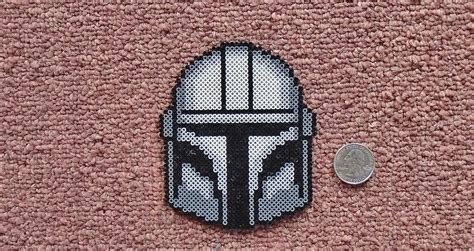 Long Black Fingers : Mini Mandalorian Perler Bead