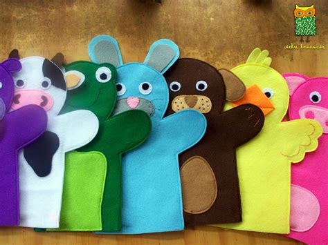 marionnette Felt Puppets, Glove Puppets, Puppets For Kids, Felt Finger ...