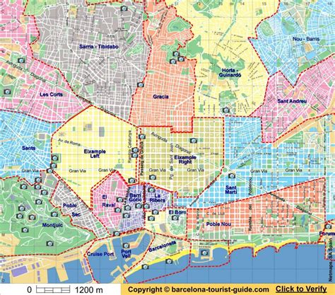 Mapa de barcelona - Mapa de barceloneta (Cataluña, España)