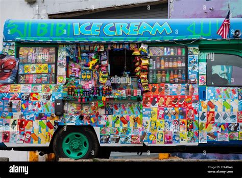 An ice cream truck in Patterson, NJ Stock Photo - Alamy