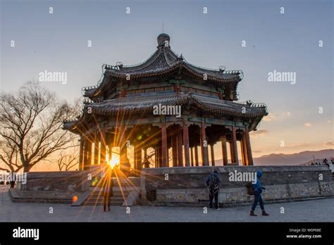 Summer Palace sunset Stock Photo - Alamy