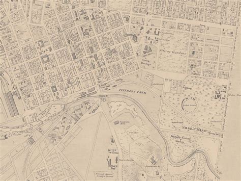 1864 (revised 1875) East Melbourne Map | East Melbourne Historical Society