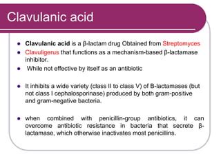 Beta lactamase inhibitors | PPT