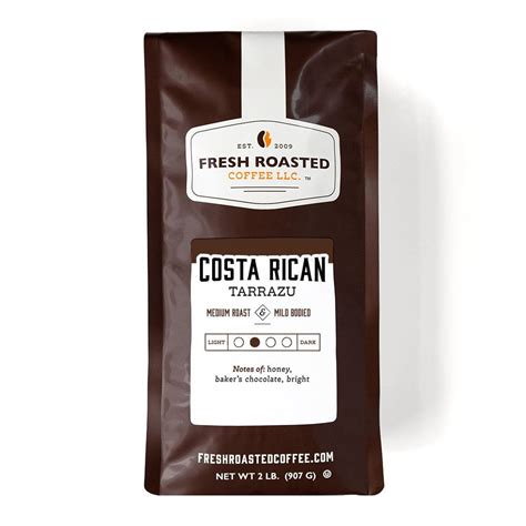 Fresh Roasted Coffee, Costa Rican Tarrazu Coffee, Medium Roast, Whole Bean, 32 oz - Walmart.com ...