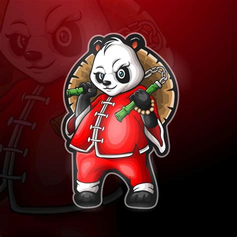 Chinese panda mascot logo for electronic sport gaming logo. Easy Skull Drawings, Skulls Drawing ...
