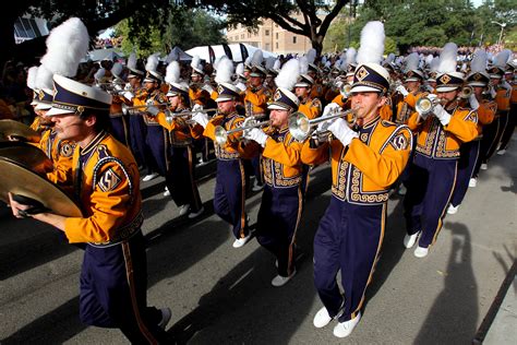 LSU fires marching band director