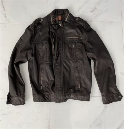 Perry Ellis Leather Jacket - RockStar Jacket