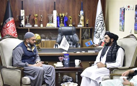 The Chairman of the Afghanistan Cricket Board (ACB) met with the ...