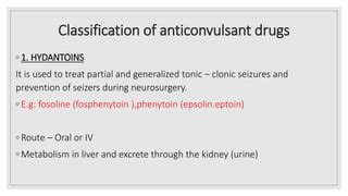 Anticonvulsant drugs | PPT