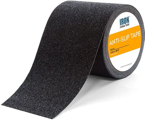 Black Anti Slip Tape - 4 Inch x 30 Foot, 80 Grit Non Slip Grip Tape ...