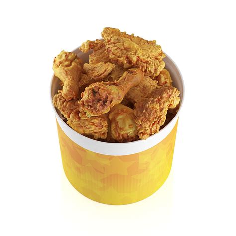 Fried chicken bucket | Chicken bucket, Fried chicken, Kfc chicken