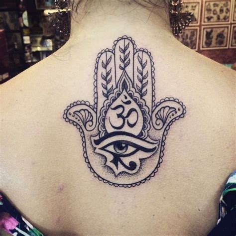 245+ Spiritual Hamsa Tattoo Designs (2022) Hand With Eye Ideas