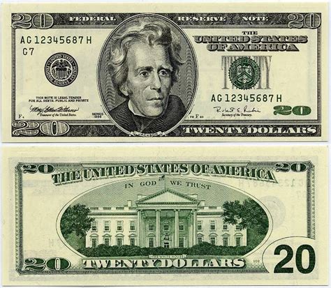 Fake 20 Dollar Bill Printable