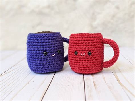 CROCHET PATTERN: Coffee Mug Play Food, Fall Decor Easy Amigurumi ...