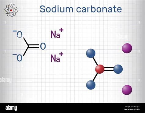 Sodium carbonate soda ash Stock Vector Images - Alamy