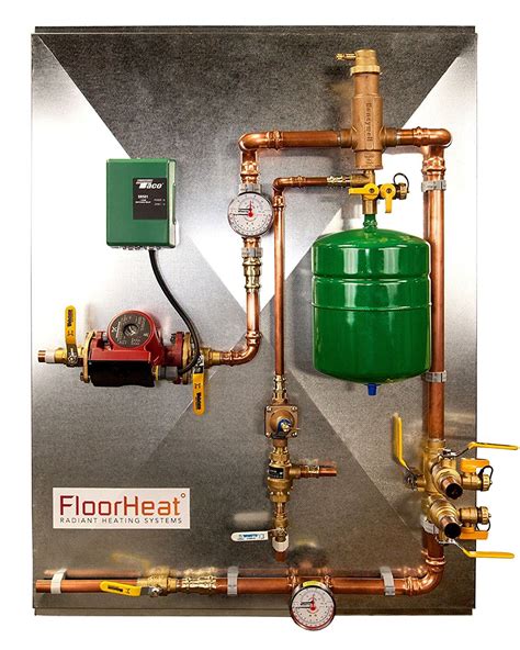 1-Zone Preassembled Radiant Heat Distribution/Control Panel System - - Amazon.com Hydronic Floor ...