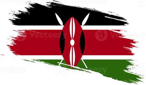 Kenya flag with grunge texture 12025065 PNG