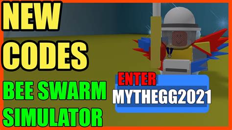 [CODE] LUCKY MYTHIC EGG BEE SWARM SIMULATOR ROBLOX - YouTube