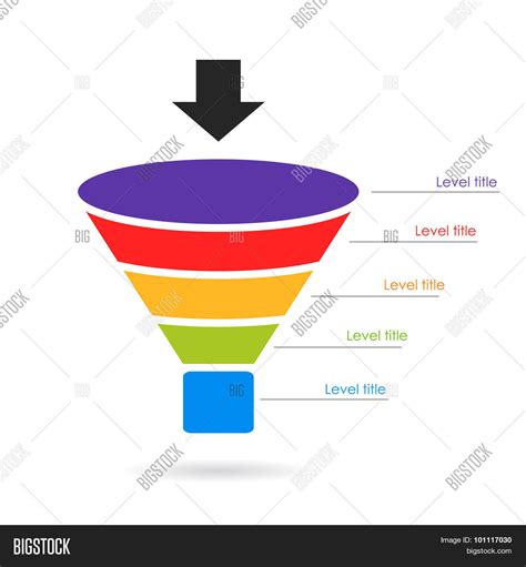 Funnel Layered Vector & Photo (Free Trial) | Bigstock