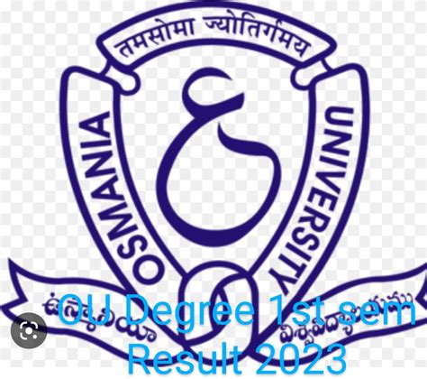 Osmania University Degree 1st 3rd 5th Sem Result 2024 (OUT) osmania.ac ...