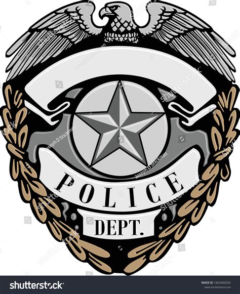 18 Silver Police Badge Eagle Images, Stock Photos & Vectors | Shutterstock