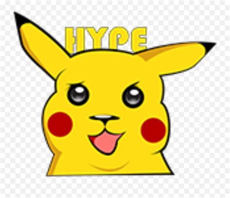 Hype Pokemon Twitch Emotes Emoji,Pensive Emoji Copy And Paste - Free ...