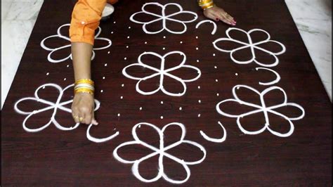 13 dots Sankranthi muggulu for 2018 - pongal kolam designs with dots ...