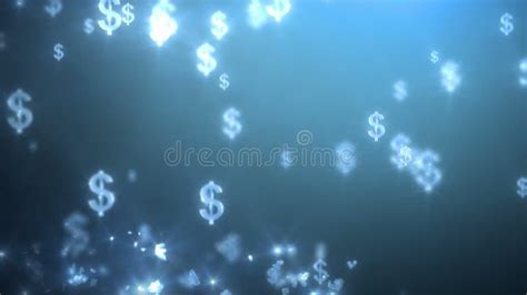 Money Rain Background, Dollars Stock Video - Video of blue, looping: 44369667