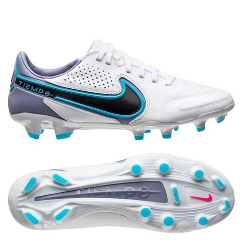 Nike Tiempo Legend 9 Pro FG Blast - White/Black/Baltic Blue/Pink Blast ...