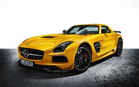 Yellow Mercedes-Benz SLK AMG HD wallpaper | Wallpaper Flare