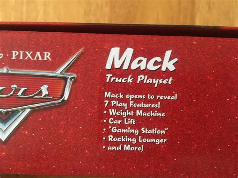 MACK TRUCK PLAYSET Supercharged Disney Pixar Cars Collectible Hauler ...