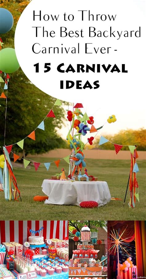 How to Throw the Best Backyard Carnival Ever-15 Carnival Ideas | How To Build It